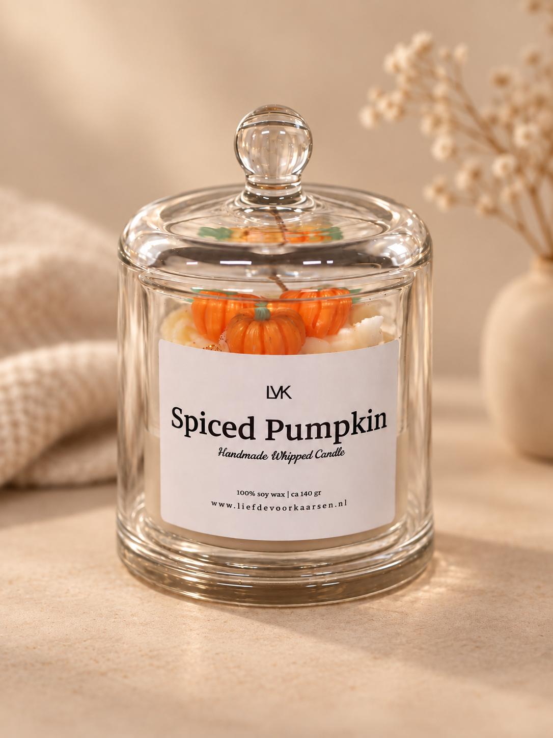 spiced pumpkin kaars in zachte herfstsfeer spiced pumpkin kaars in zachte herfstsfeer